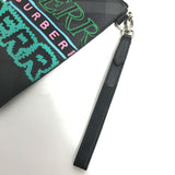 Burberry Black Leather Clutch Bag ( )