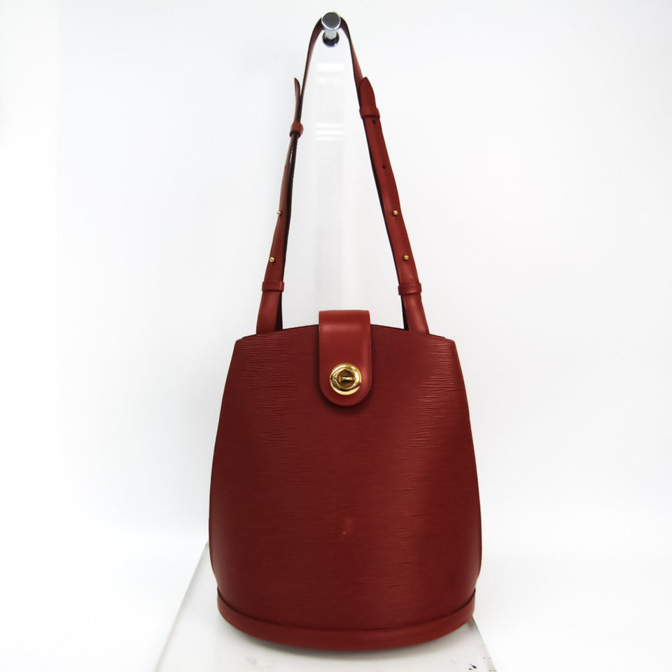 Louis Vuitton Epi Cluny Women's Shoulder Bag Kenyan Brown