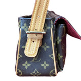 Louis Vuitton Monogram Vivacite MM One Shoulder Bag Women's Canvas Brown