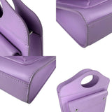 Burberry Purple Leather Handbag Shoulder Bag ( )