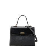 Burberry Black Leather Handbag Shoulder Bag ( )