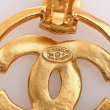 Chanel Cocomark Gold Circle Clip Earrings – Bags Junction