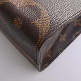 Louis Vuitton Monogram Giant Reverse On the Go MM Handbag Brown Women's