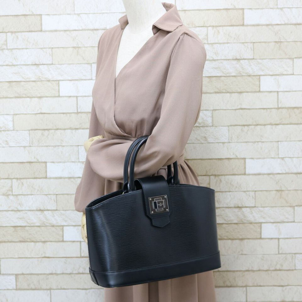 Louis Vuitton Handbag Epi Mirabeau Black Noir Ladies Leather