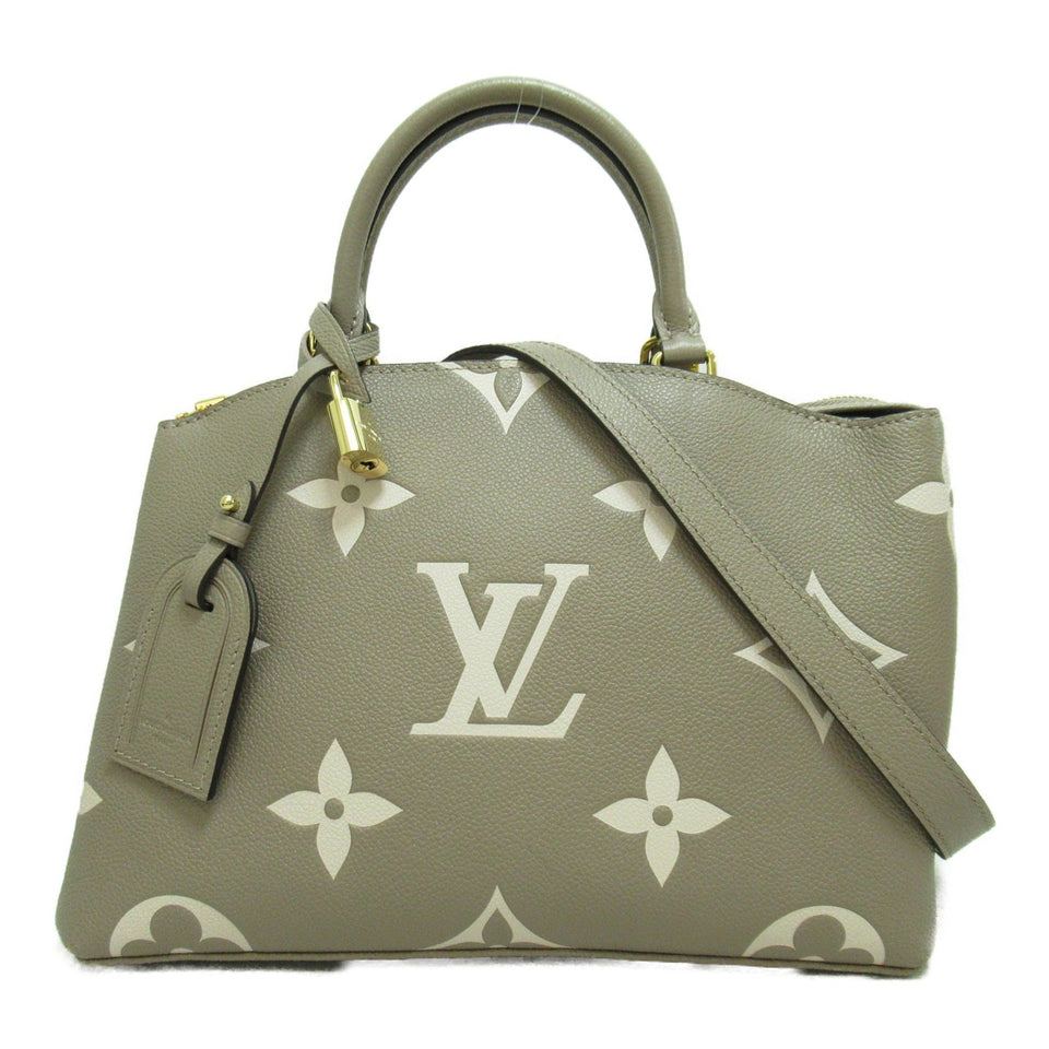 Louis Vuitton Petit Palais PM handbag Beige Turtle claim Monogram empreinte leather