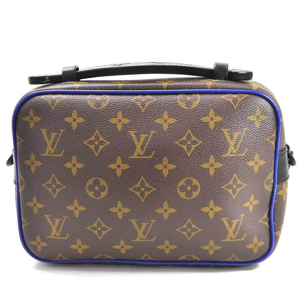 Louis Vuitton Handbag Shoulder Bag 2Way Monogram Macassar S Rock Messenger Brown Canvas Men's