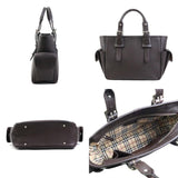 Burberry Brown Leather Handbag ( )