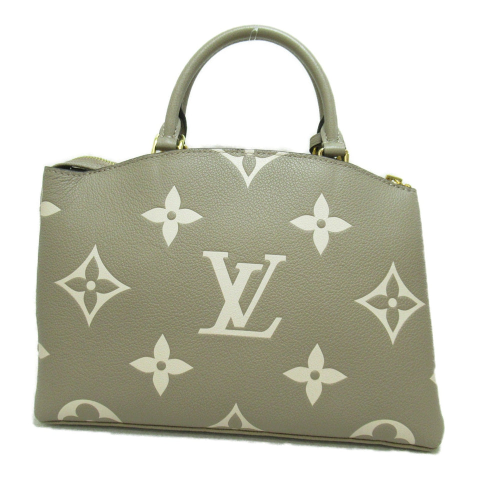 Louis Vuitton Petit Palais PM handbag Beige Turtle claim Monogram empreinte leather