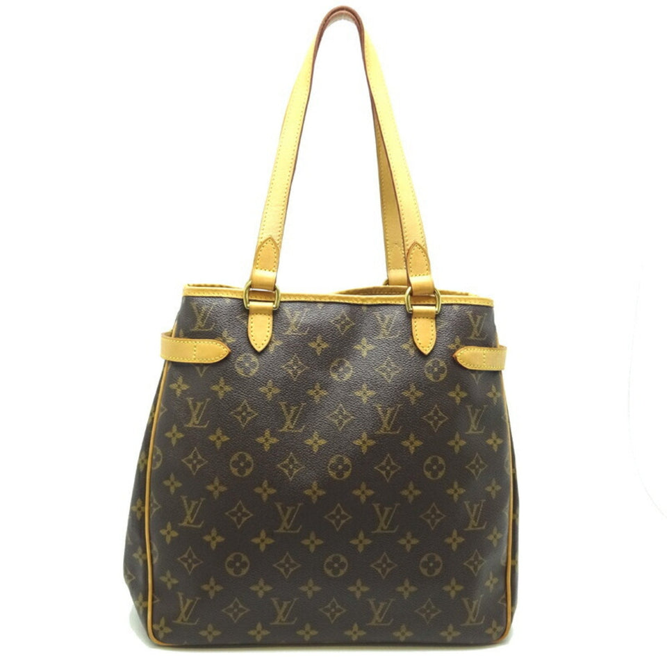 Louis Vuitton Batignolles Vertical Women's Shoulder Bag Monogram Brown