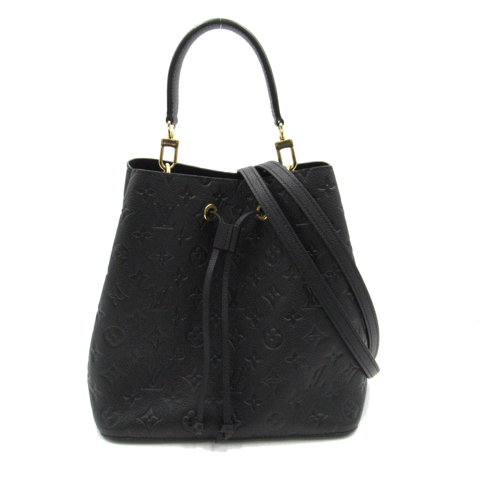 Louis Vuitton Neonoe Black Black Monogram empreinte leather Handbag