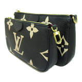 Louis Vuitton Multi Pochette Accessoires Black Monogram empreinte leather Clutch