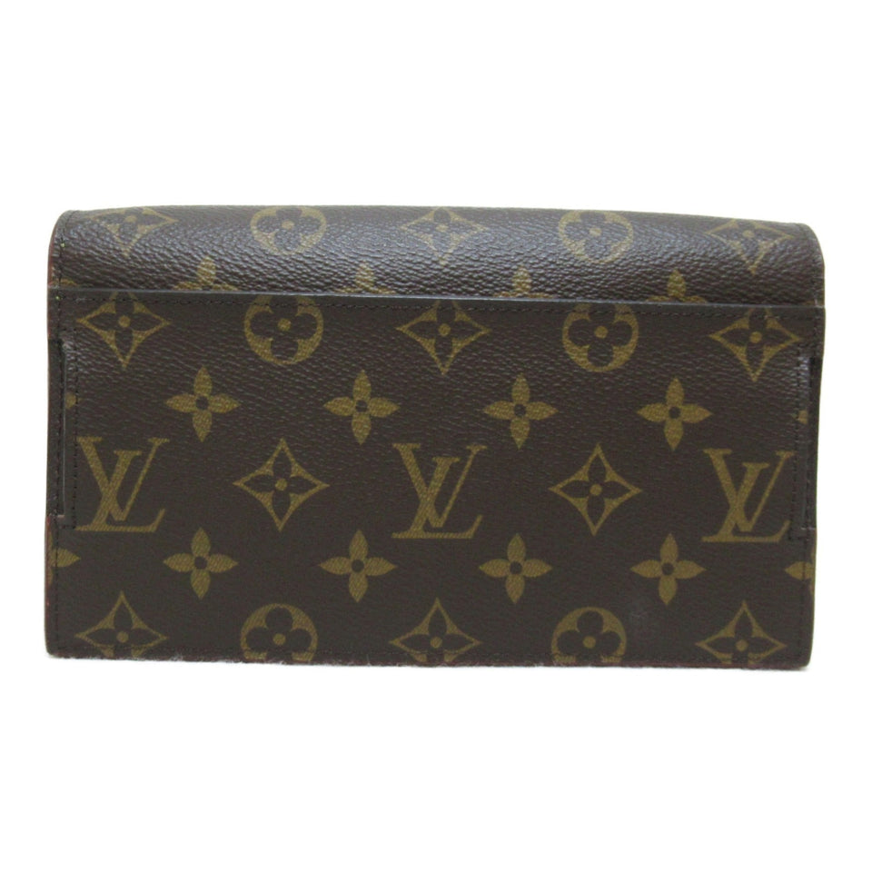Louis Vuitton S lock belt pouch GM waist bag Brown Monogram PVC coated canvas