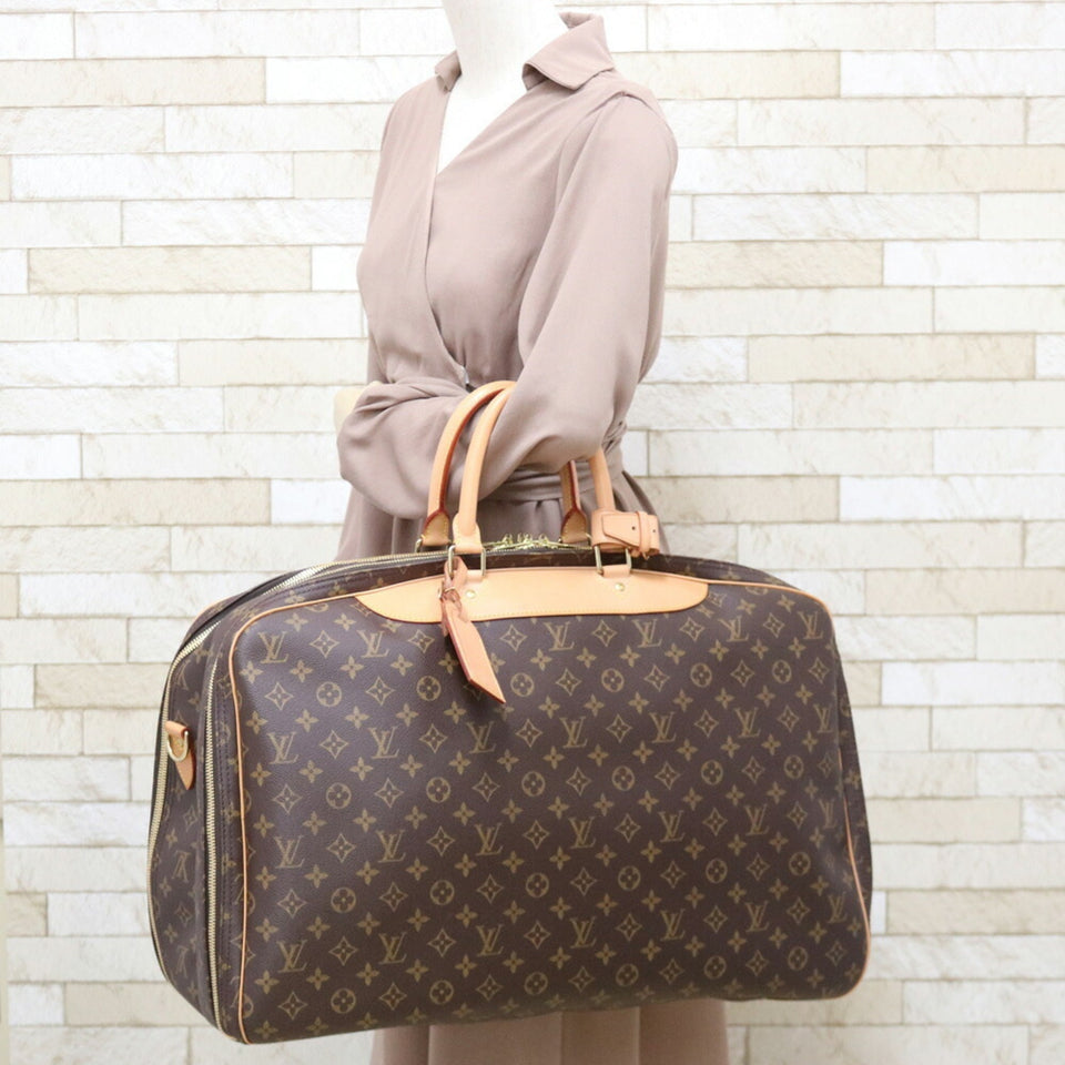 Louis Vuitton Boston Bag Monogram Alize de Poche Brown Women's Men's Canvas