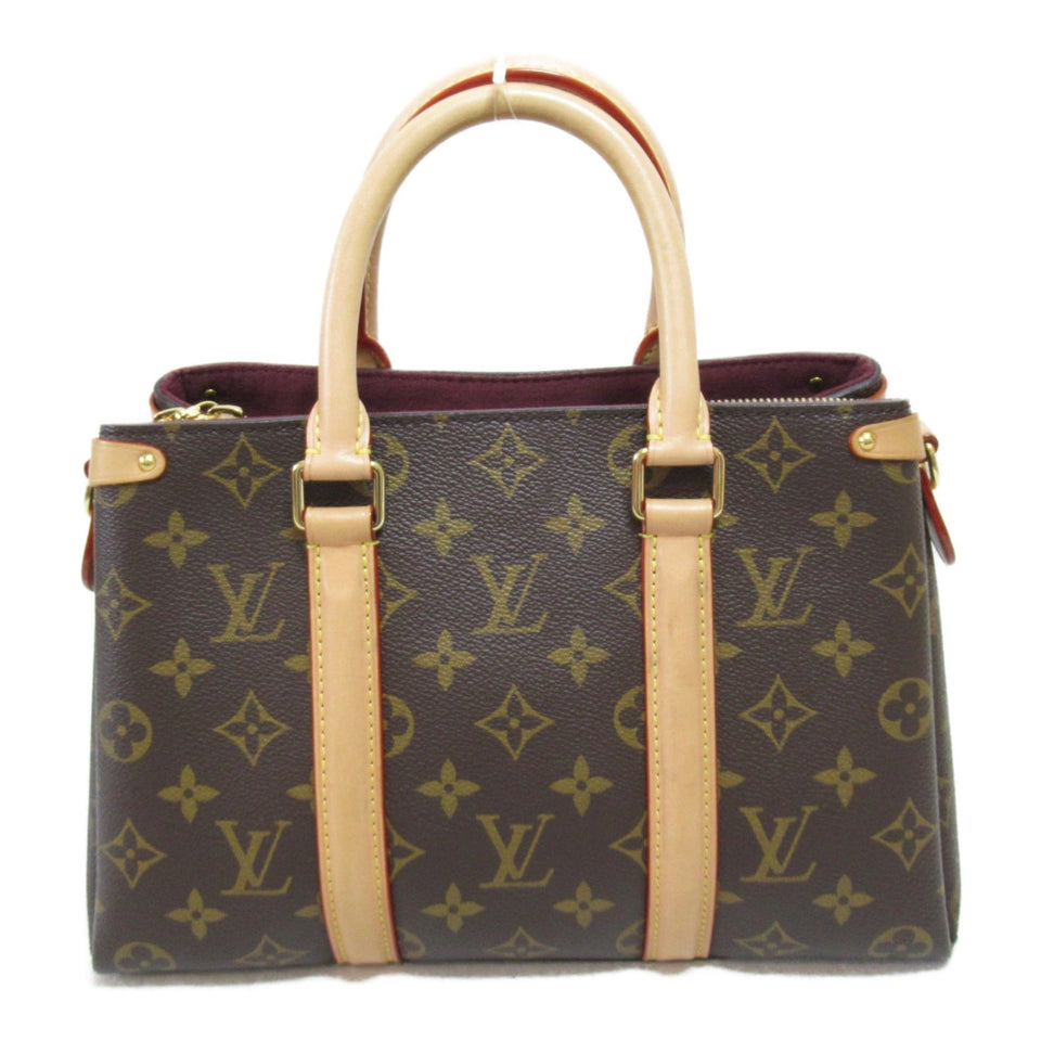 Louis Vuitton Sufro BB 2way Shoulder Bag Brown Monogram PVC coated canvas