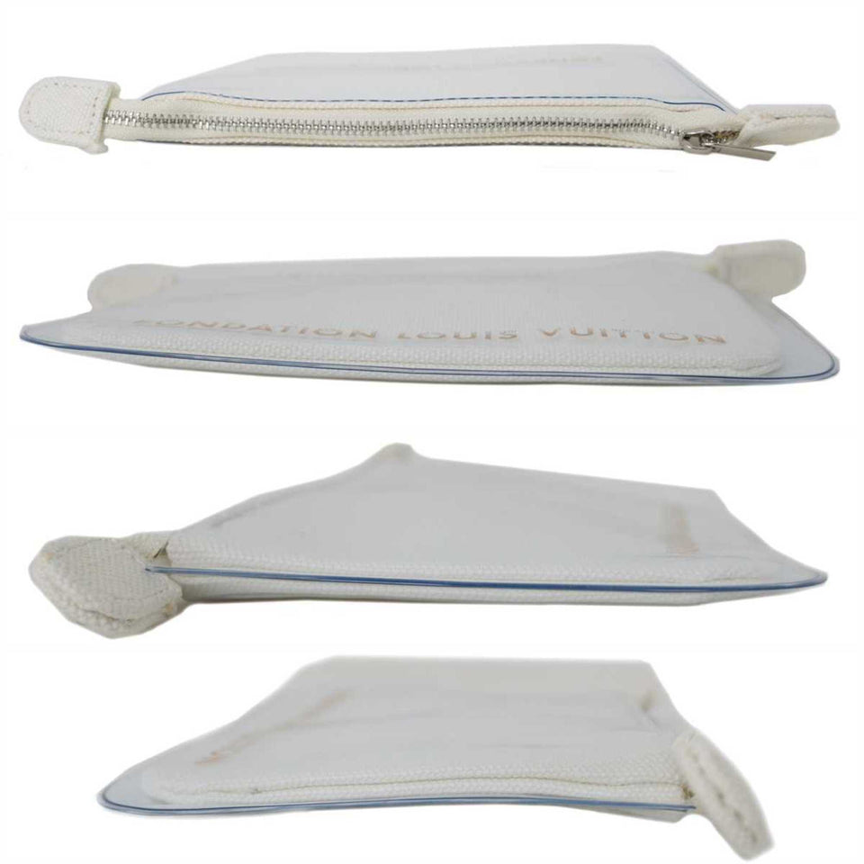 Louis Vuitton Foundation Mum Limited Edition Pouch White Clutch