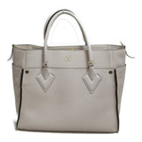 Louis Vuitton On My Side MM2wayShoulder Bag Ivory Mahina Calfskin [cowhide]