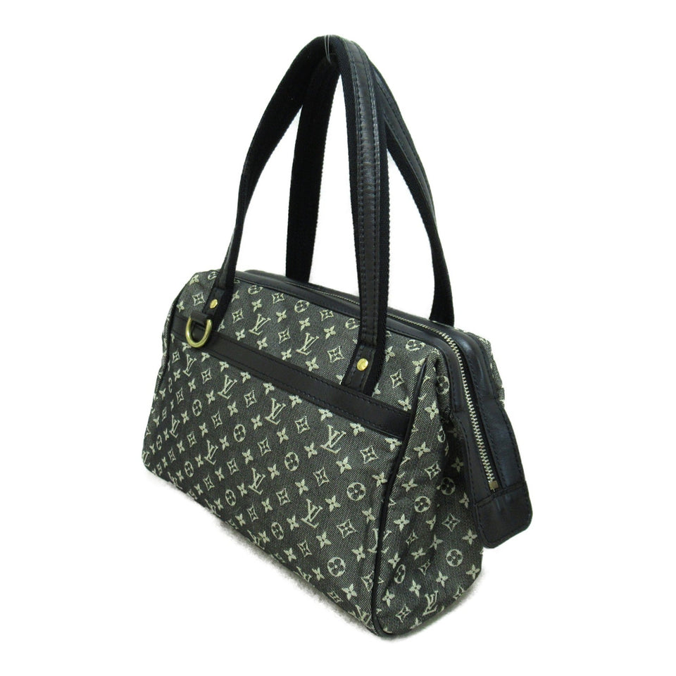 Louis Vuitton Josephine PM Shoulder Bag Black Black Monogram mini canvas