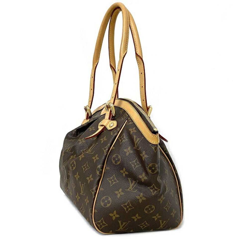 Louis Vuitton Handbag Tivoli GM Brown Monogram Louis Vuitton Tote Bag Ladies LV Nume