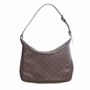 Louis Vuitton Monogram Satin Little Boulogne Handbag Brown Women's