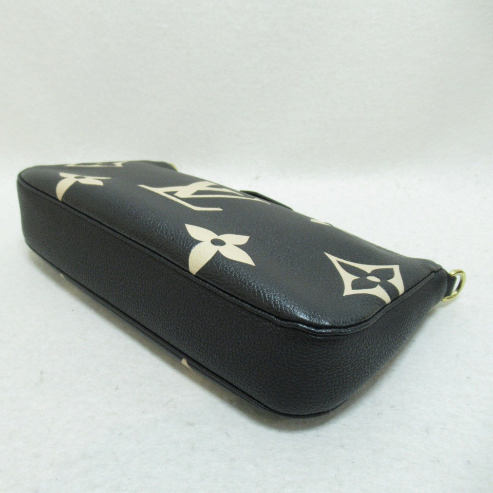 Louis Vuitton Multi Pochette Accessoires Black Monogram empreinte leather Clutch