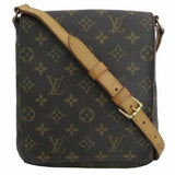 Louis Vuitton Bag Monogram Mtte Salsa Brown Canvas Shoulder One Women's
