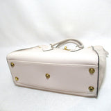 Louis Vuitton On My Side MM2wayShoulder Bag Ivory Mahina Calfskin [cowhide]