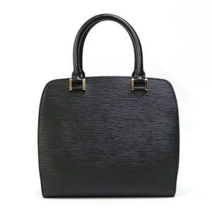 Louis Vuitton Pont Neuf Epi HandBag Leather Black Women's