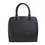 Louis Vuitton Pont Neuf Epi HandBag Leather Black Women's