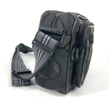 Burberry Black Gray Nylon Canvas Pochette Shoulder Bag ( )
