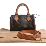 Louis Vuitton Monogram Handbag Brown Women's
