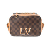 Louis Vuitton Damier Santa Monica Saffron Women's Canvas Shoulder Bag