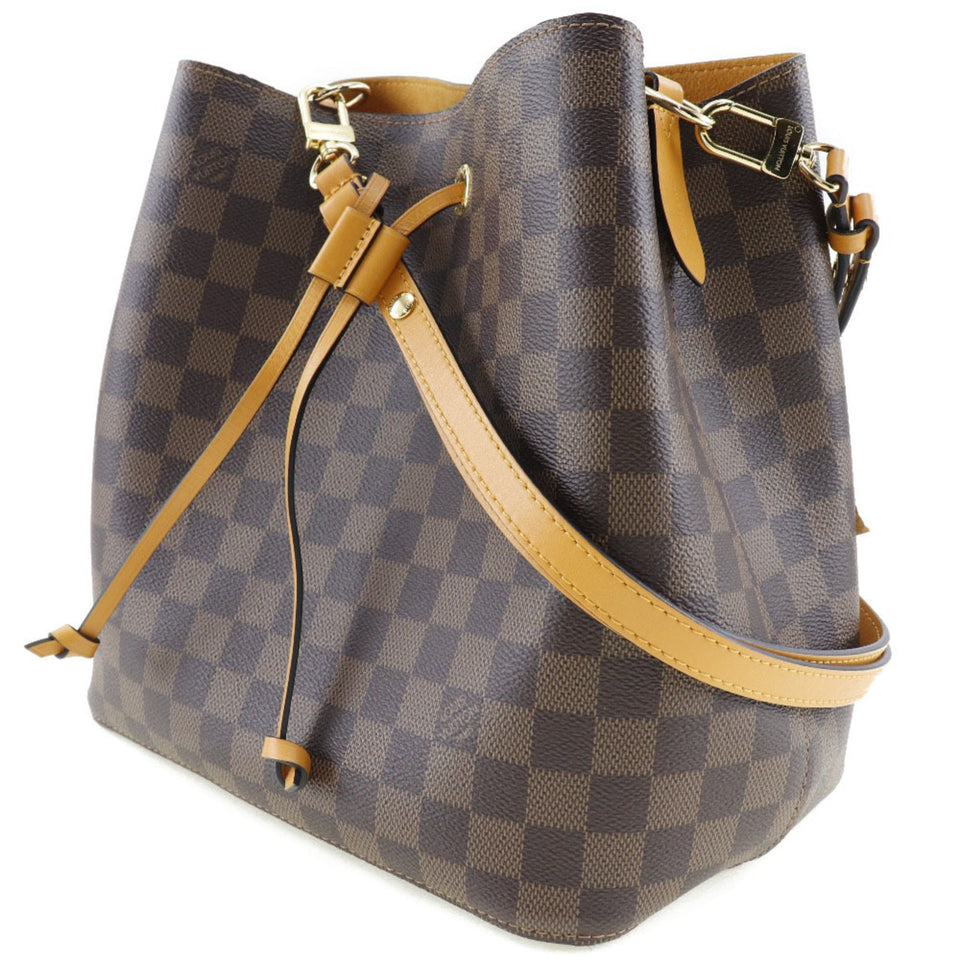 Louis Vuitton Neonoe Damier Canvas Brown Women's Shoulder Bag