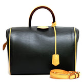 Louis Vuitton Handbag Epi Shoulder Bag 2way Dock PM Black Noir Ladies