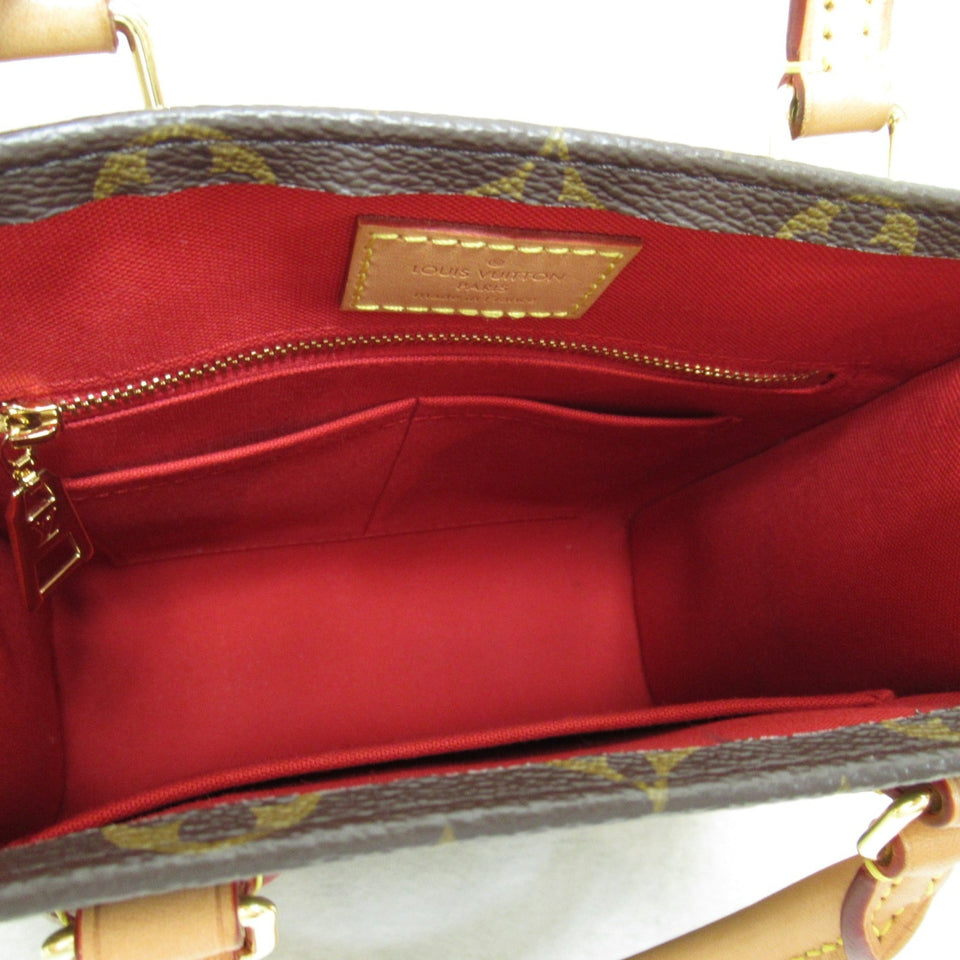 Louis Vuitton Sac PlatBB Brown Monogram PVC coated canvas Handbag