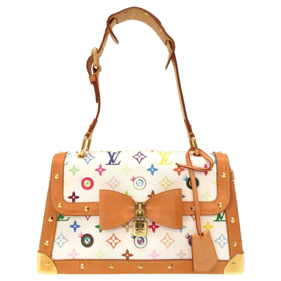 Louis Vuitton Eye Miss You Sack Mule Monogram Multicolor Blanc Handbag Bag White
