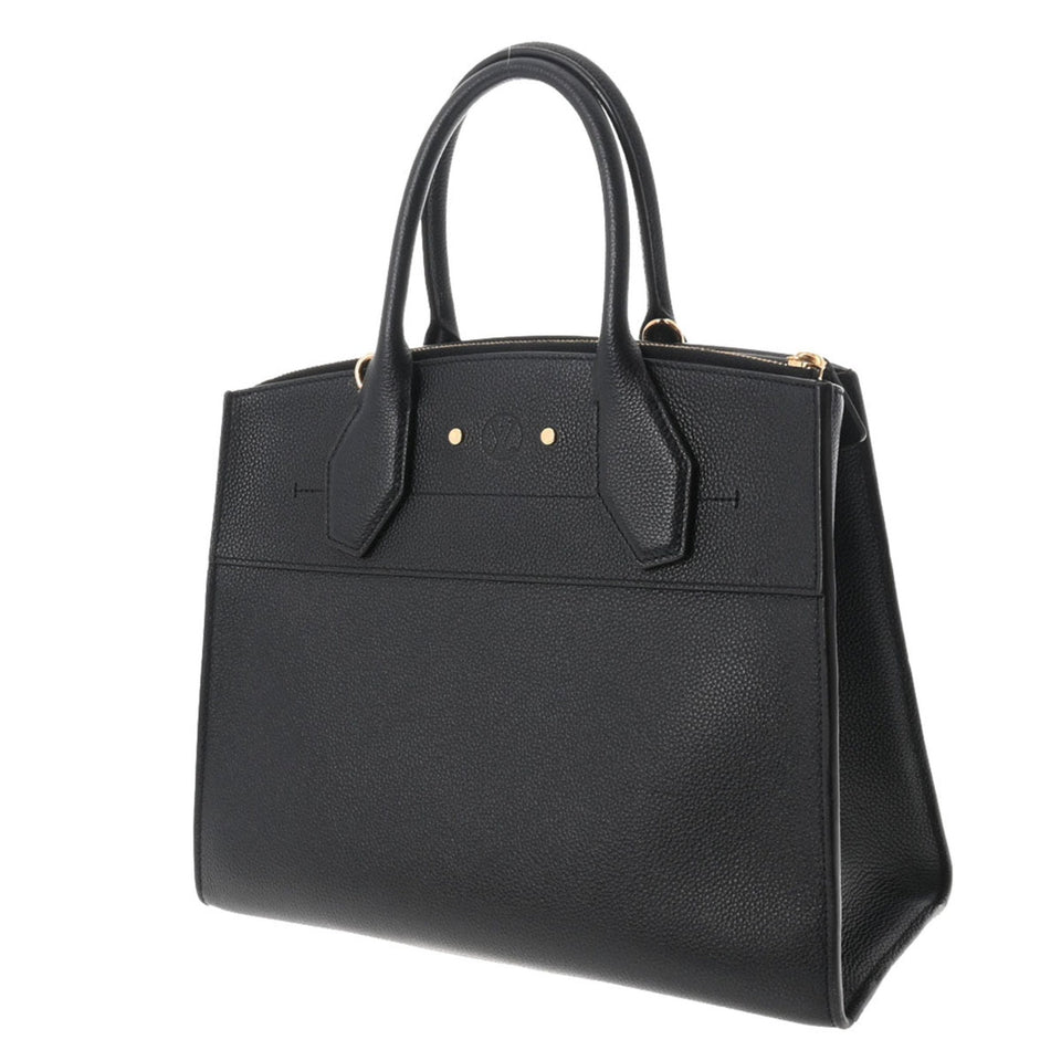 Louis Vuitton City Steamer MM Noir Ladies Leather Bag