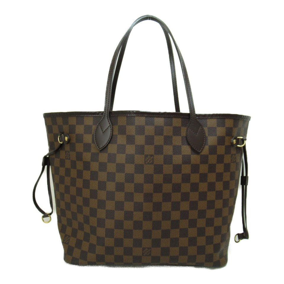 Louis Vuitton Neverfull MM Brown Ebene Damier PVC coated canvas Tote