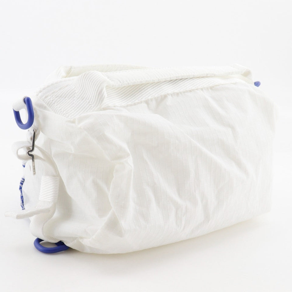 Burberry Blue White Nylon Shoulder Bag ( )