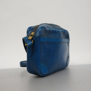 Louis VuittonAuth Epi Trocadero Women's Shoulder Bag Toledo Blue