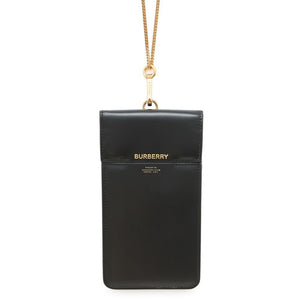 Burberry Black Leather Shoulder Bag ( )