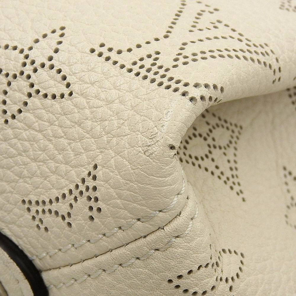 Louis Vuitton Monogram Mahina Babylon PM Shoulder Bag Punching Ivoire