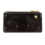 Louis Vuitton coin case key monogram verni pochette cre patent leather amaranto gold unisex Clutch