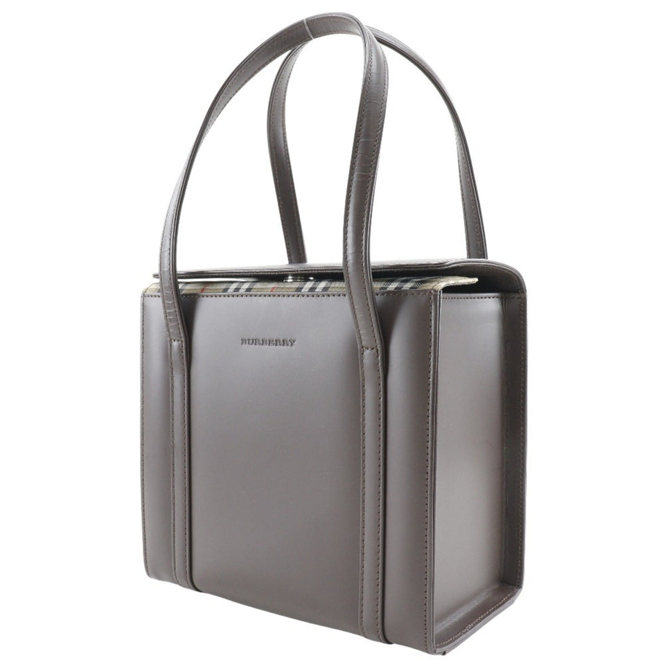 Burberry Brown Leather Handbag ( )