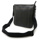 Burberry Black Brown Khaki Brown Pvc Shoulder Bag ( )