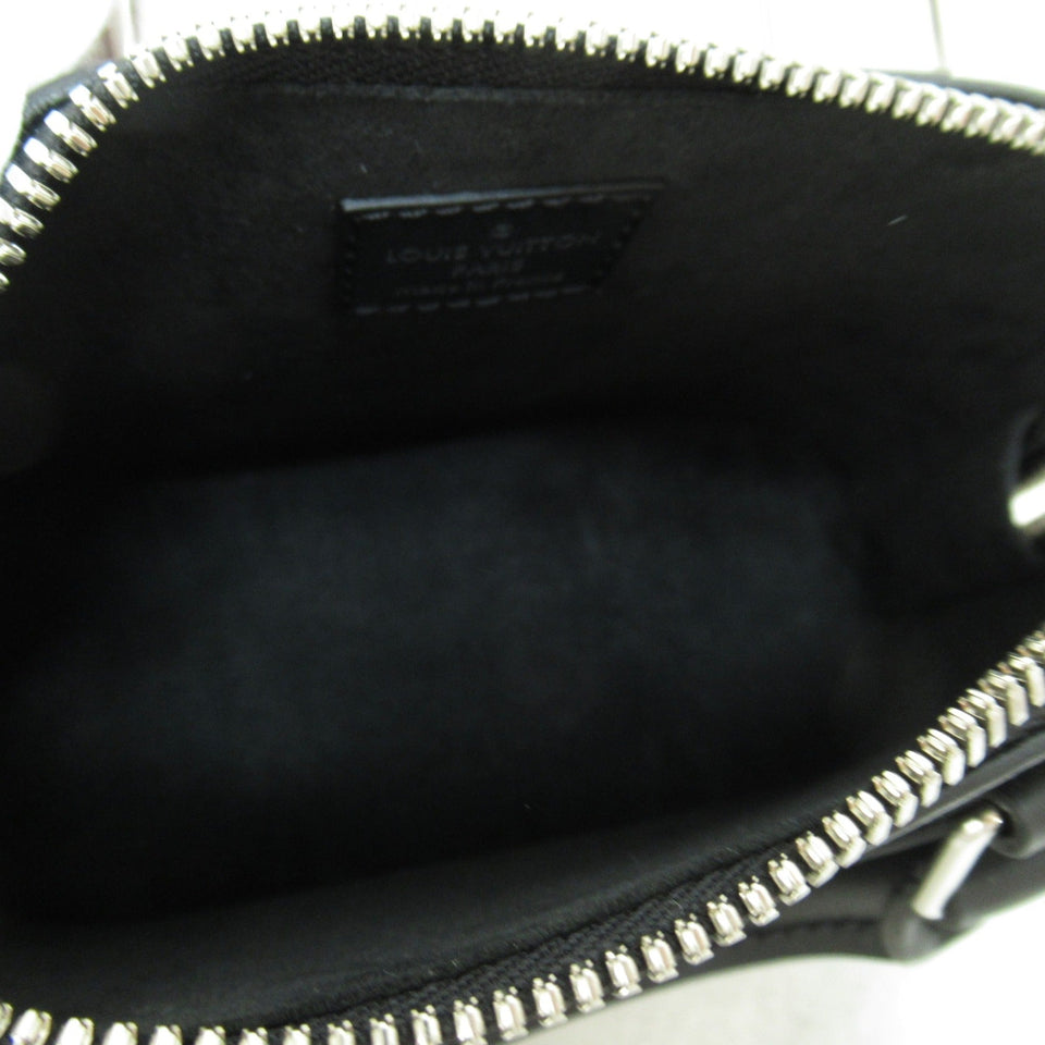 Louis Vuitton Nano Alma Black Black Epi Calfskin [cowhide] Handbag