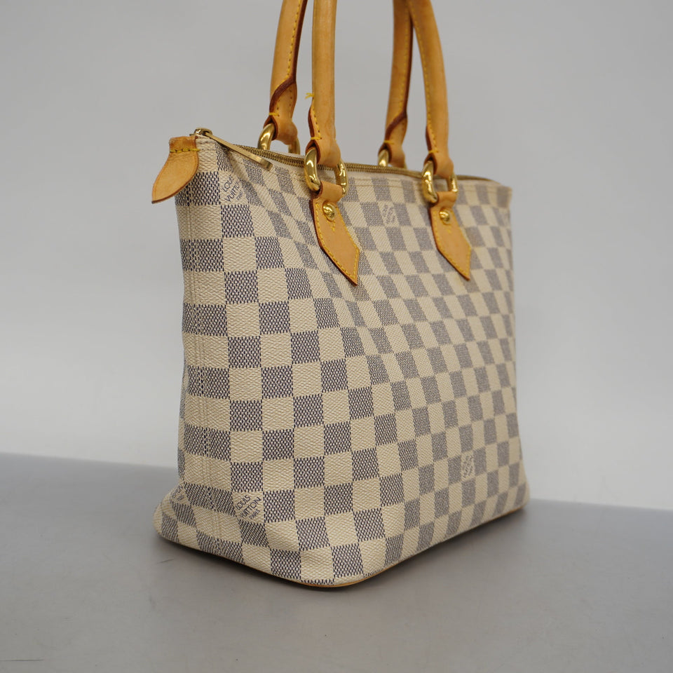 Louis VuittonAuth Damier Azur Saleya PM Women's Tote Bag