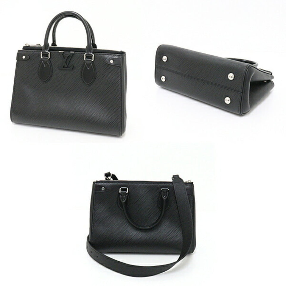Louis Vuitton Grenelle Tote PM Epi Leather Black Shoulder Bag Handbag