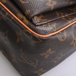 Louis Vuitton Monogram Vivacite PM Shoulder Bag Brown Women's
