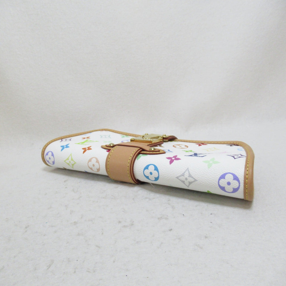 Louis Vuitton Shirley handbag Mulch color Blanc Monogram Multicolore PVC coated canvas