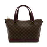Louis Vuitton Hyde Park Tote Bag Brown Fuschia Damier PVC coated canvas